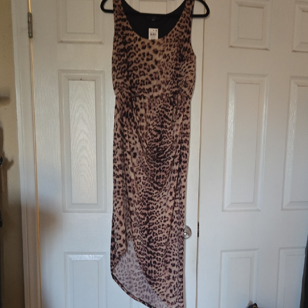 INC International Concepts Animal Print High Low Dress